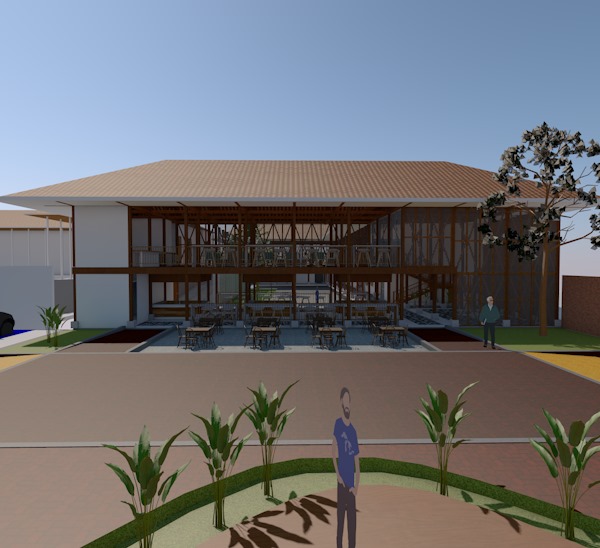 Render recinto gastronomico y artesanal en Santa rosa de cabal.