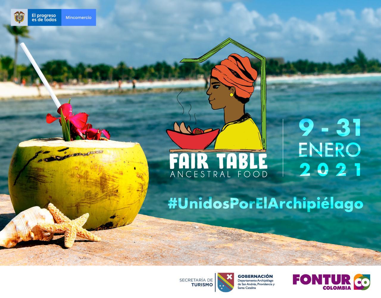 Evento gastronómico Fair Table en San Andrés
